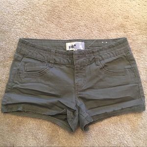 Jolt Olive Shorts